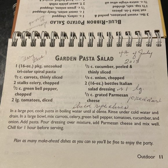 2  Small Recipe Card Books Casual Entertaining Family 5 Ingredients Or Less - Picture 14 of 15